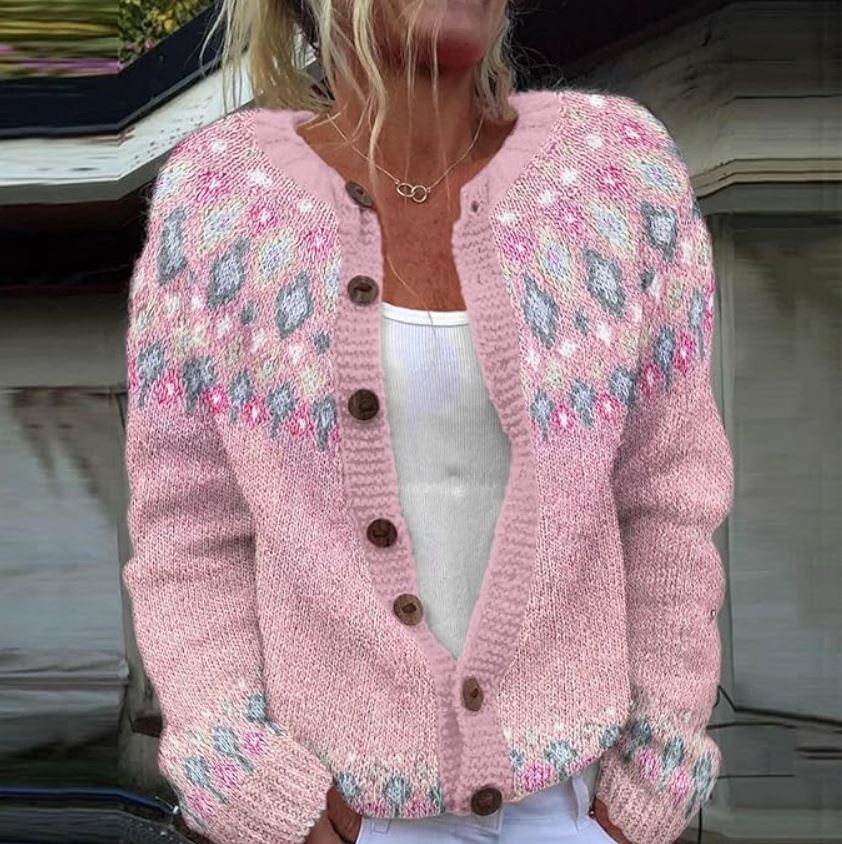 Sofe | Pink Comfort Cardigan