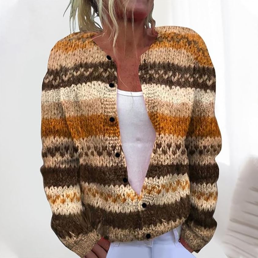 Tessa | Brown Cardigan