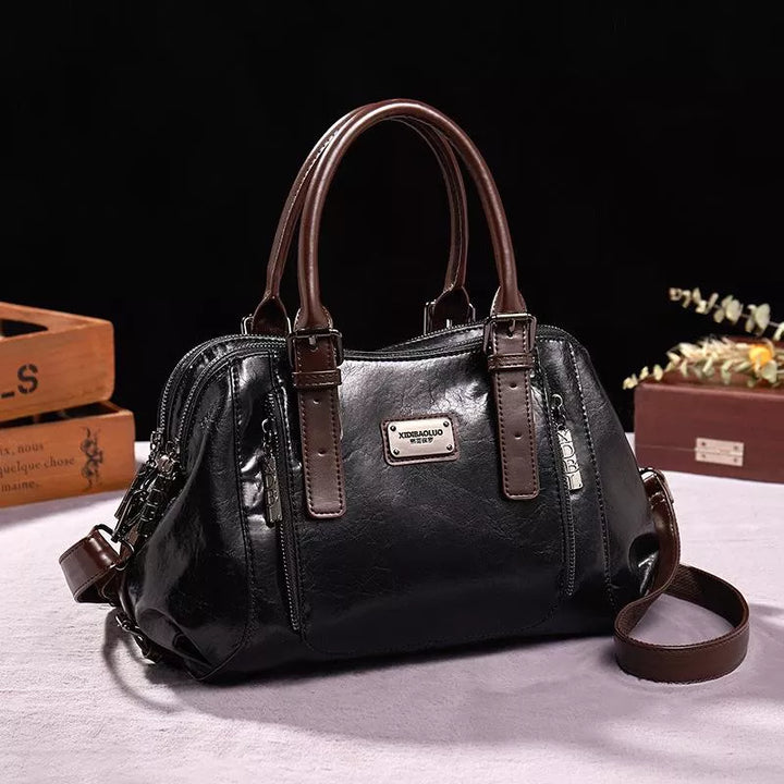 Chic Leather Bag - View 7.0 | Avenly London