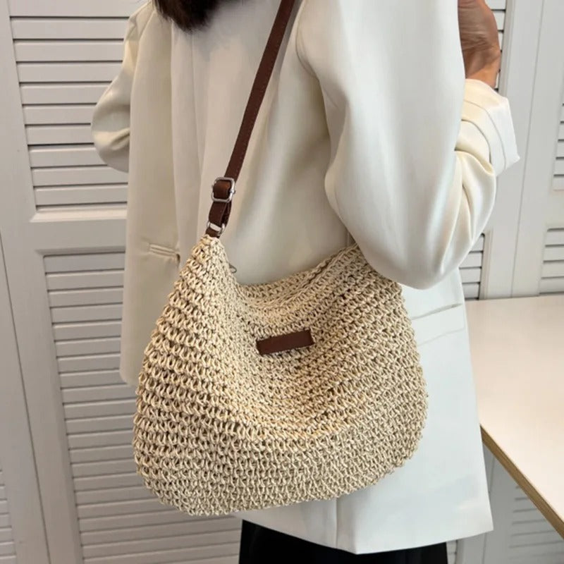 Woven Shoulder Bag - View 4.0 | Avenly London