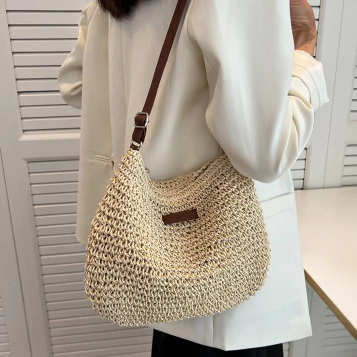 Woven Shoulder Bag - View 4.0 | Avenly London
