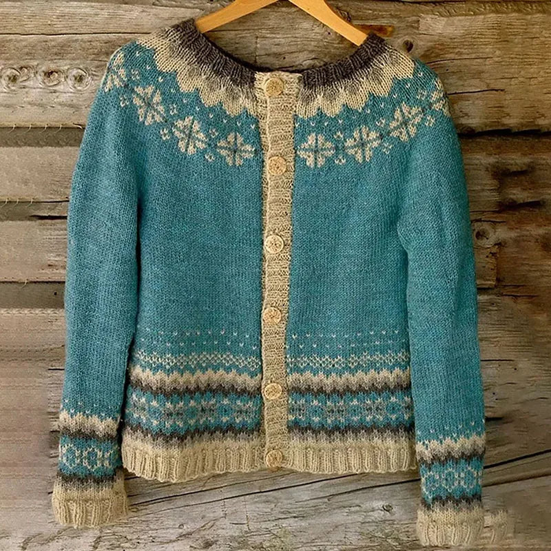 Allegra | Vintage Icelandic Cardigan