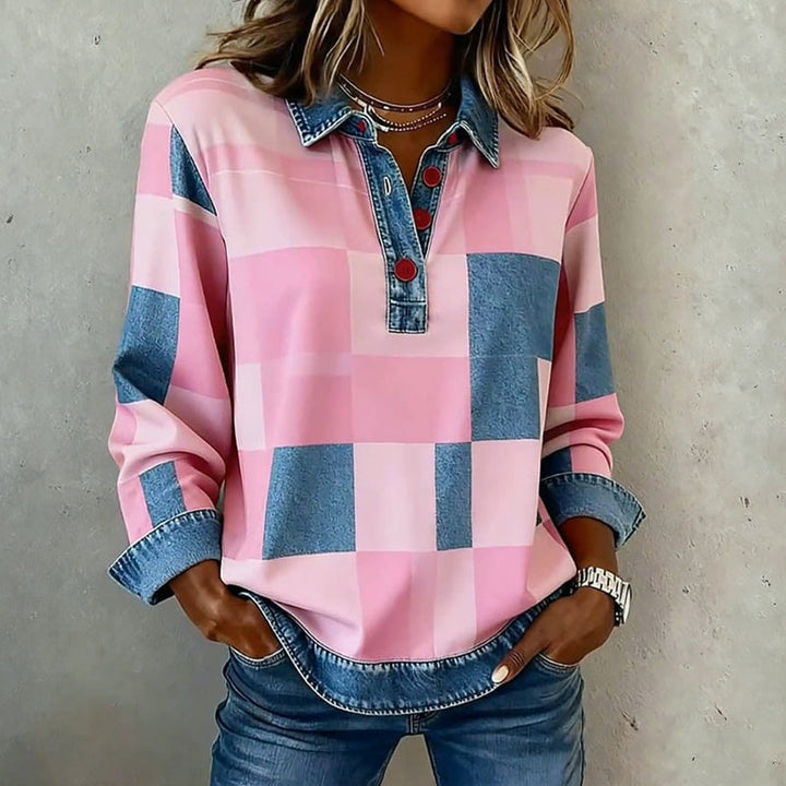 Brisadora | Vintage Check Blouse