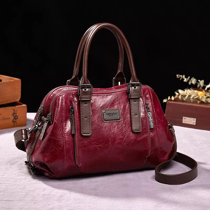 Chic Leather Bag - View 6.0 | Avenly London