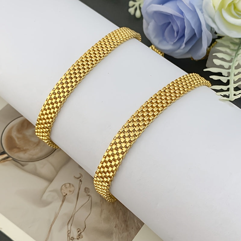 Refined Long Necklace, Bracelet & Earrings Set - View 12.0 | Avenly London