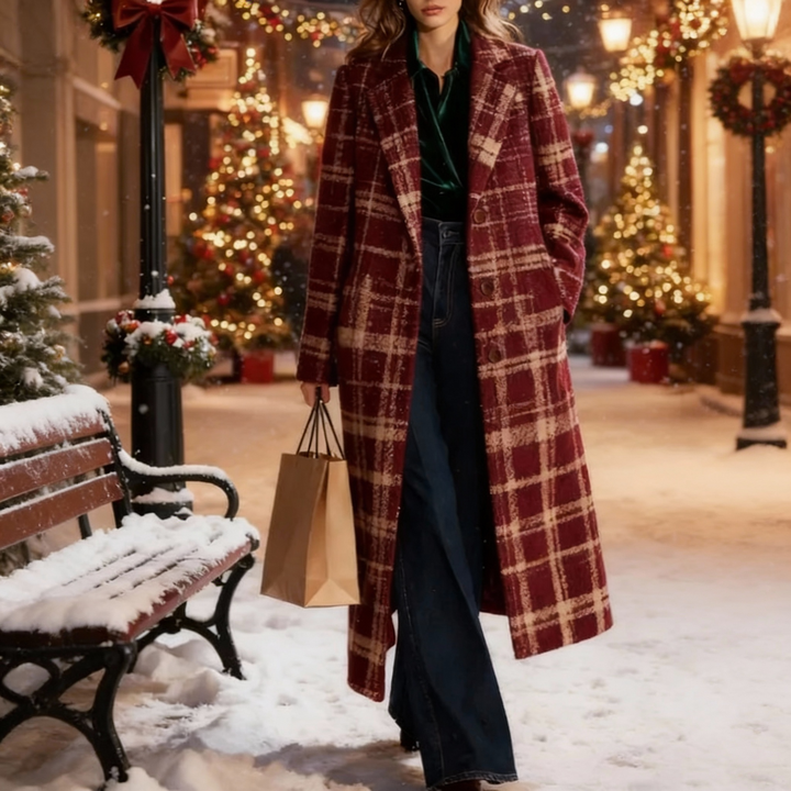 Clara | Classic Plaid Coat