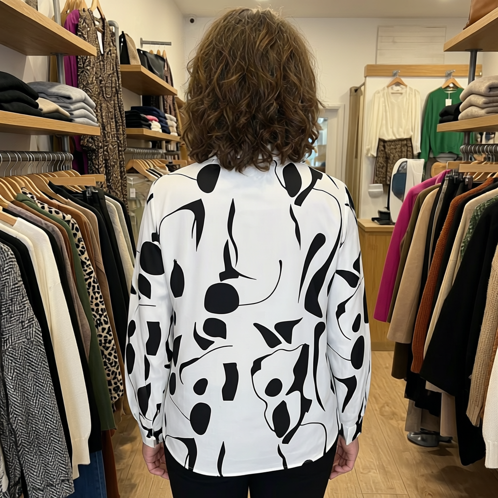 Elegant Blouse With Design - View 6.0 | Avenly London