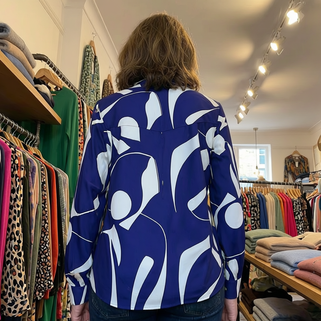 Elegant Blouse With Design - View 10.0 | Avenly London