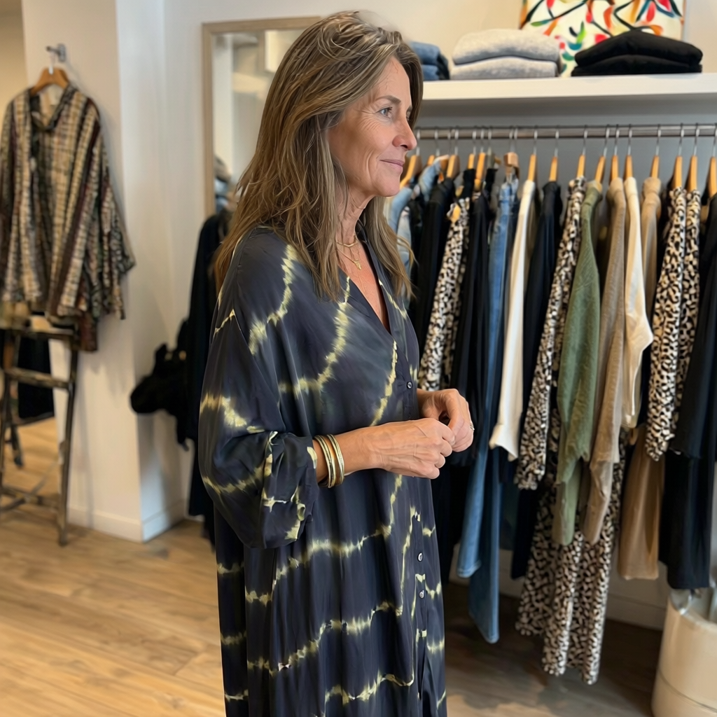 Elegant Boho Striped Maxi Dress - View 4.0 | Avenly London