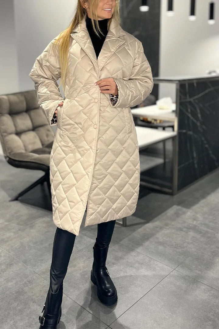LYSANNE™ | Quilted Longline Coat